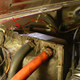 Here’s the HVAC blend door cable that was seized.